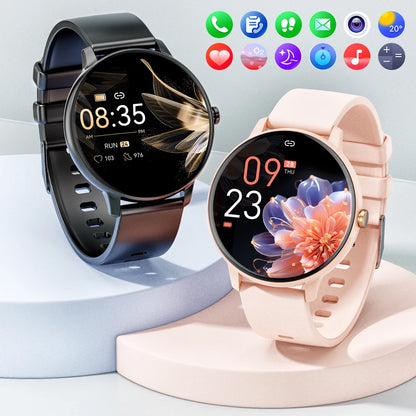 Round smart watch