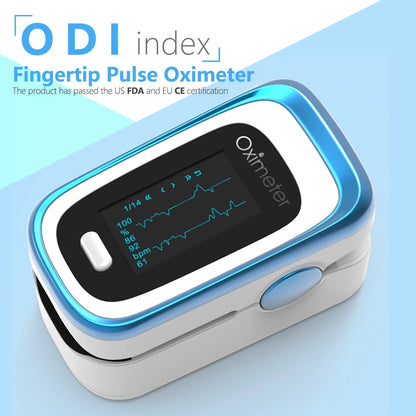 KIUZOU Finger Pulse Oximeter – Blood Oxygen Saturation Meter with SPO2, PR, PI & OLED Display Heart Rate Monitor OLED Oximeter