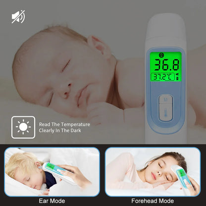 ELERA Digital Ear and Forehead Thermometer – Non-Contact Infrared Thermometer for Fever in Babies and Adults