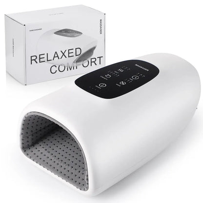 Wireless Electric Hand Massager Air Compression Hot Compress Palm Acupoint Massager Finger Arthritis Numbness Muscle Relaxation