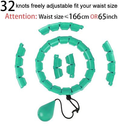 Smart Weighted Hula Hoop – Exercise Hoop for Adults with Adjustable Weight & Detachable Design, Home Fitness Equipment for Home