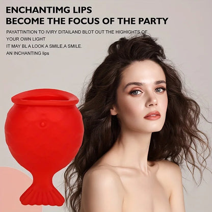 Lip Plumping Tool – Silicone Lip Filler & Natural Lip Enhancement Tool for Fuller, Glamorous Lips and Facial Exercises