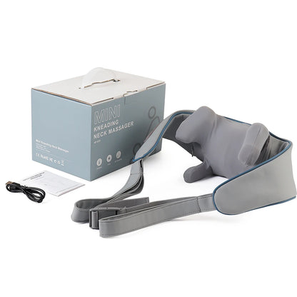 Foreverlily Wireless Neck and Back Massager – Deep Tissue Neck and Shoulder Kneading Massage Shawl for Cervical and Trapezius Relief