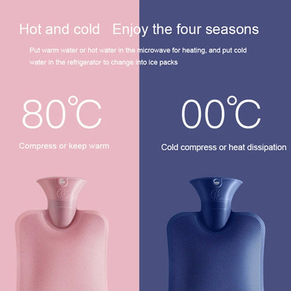 1000/2000ml PVC Hot Water Warmer Bag for Women – Hand, Belly & Feet Warmer Hot-Water Bottle Bag