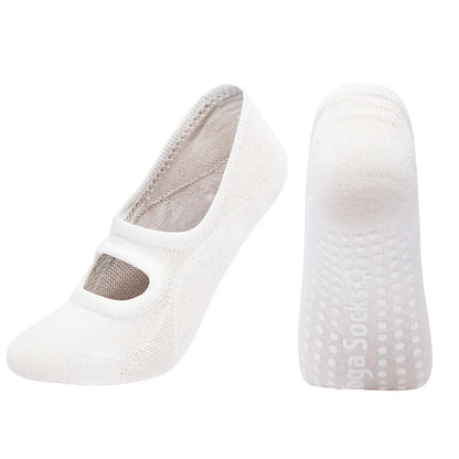 EU 35-42 Silicone Anti-Slip Backless Yoga Socks Women Pilate Socks  Indoor Dance Ballet Fitness Sports Socks for Fitness Gym