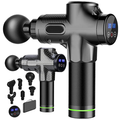 30-Level Electric Massage Gun – Deep Tissue Handheld Massager for Full Body Relief For Male and Female