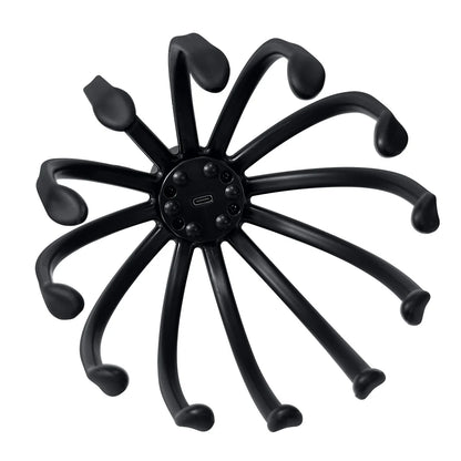 Electric Octopus Head Massager – Hands-Free Vibrating Scalp Massager with LED Red Light & 3-Level Head Scratcher