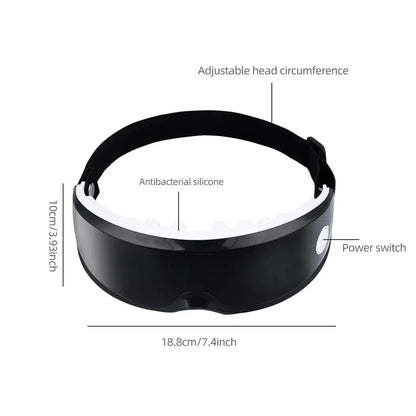 Eye Massager with Magnetic Therapy – Intelligent Eye Massage Device with 9 Vibration Modes for Fatigue Relief Smart Eye Massage Instrument