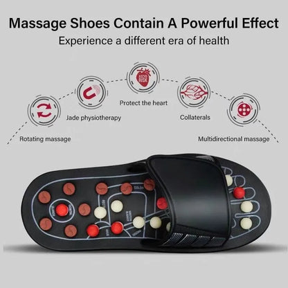 Acupoint Massage Slippers Foot Massager Flip Flop for Feet – Unisex Acupoint Slipper for Home Therapy & Health Care