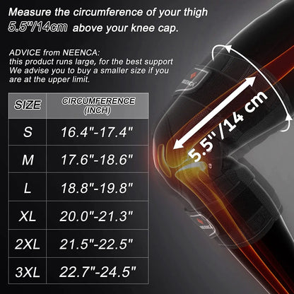 NEENCA Hinged Knee Brace for Knee Pain Knee Support with Stabilizers for ACL, PCL, Arthritis & Meniscus Tear Relief