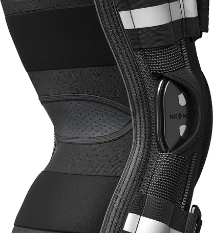 NEENCA Hinged Knee Brace for Knee Pain Knee Support with Stabilizers for ACL, PCL, Arthritis & Meniscus Tear Relief