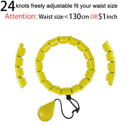 Smart Weighted Hula Hoop – Exercise Hoop for Adults with Adjustable Weight & Detachable Design, Home Fitness Equipment for Home