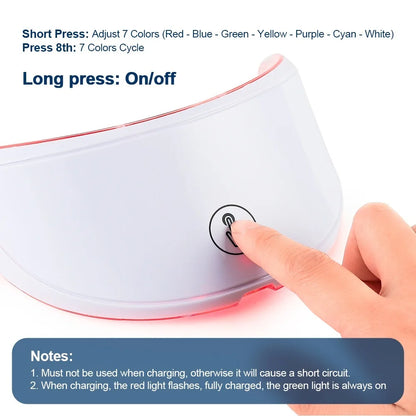 Face and Neck Beauty Machine – LED Skin Care Tool for Skin Rejuvenation and Facial Treatment