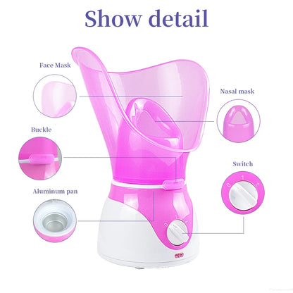 50ML Mini Face Steamer & Nose Steamer – Portable Facial Steamer for Deep Hydration, Pore Cleansing & Daily Skin Care