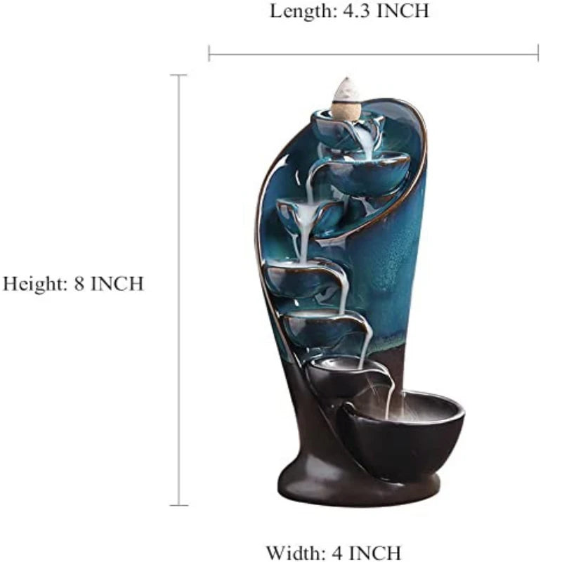 Waterfall Incense Burner Holder