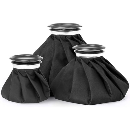 Reusable Ice Pack & Hot Water Compress Bag for Knee, Injuries, Headaches, Kids & Adults