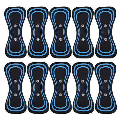 Gel Pads for EMS Muscle Stimulator – Replacement Body Massager Patches for Neck, Hip Trainer & Muscle Stimulator Devices