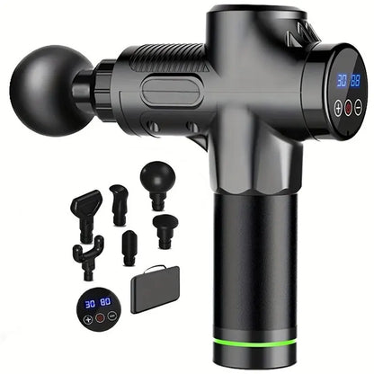 30-Level Electric Massage Gun – Deep Tissue Handheld Massager for Full Body Relief For Male and Female