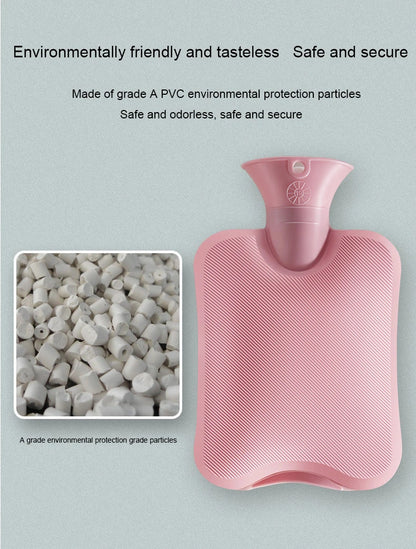 1000/2000ml PVC Hot Water Warmer Bag for Women – Hand, Belly & Feet Warmer Hot-Water Bottle Bag