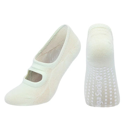 EU 35-42 Silicone Anti-Slip Backless Yoga Socks Women Pilate Socks  Indoor Dance Ballet Fitness Sports Socks for Fitness Gym