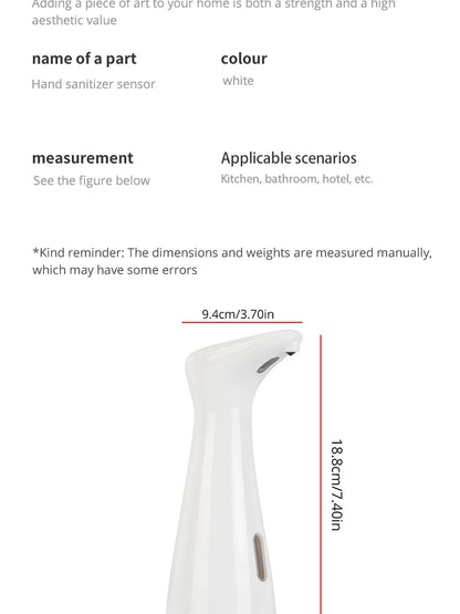 Automatic Sensor Soap Dispenser – Smart Motion Sensor Hand Soap Dispenser for Bathroom & Kitechen with Waterproof ABS Design