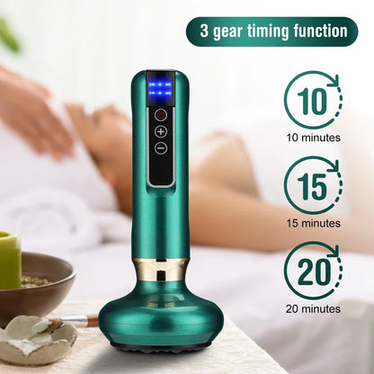 Chinese Electric Vacuum Suction Cup Cupping Massage Machine – Gua Sha Therapy Set for Slimming & Cellulite Relief