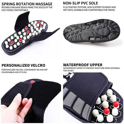 Acupoint Massage Slippers Foot Massager Flip Flop for Feet – Unisex Acupoint Slipper for Home Therapy & Health Care