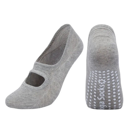 EU 35-42 Silicone Anti-Slip Backless Yoga Socks Women Pilate Socks  Indoor Dance Ballet Fitness Sports Socks for Fitness Gym