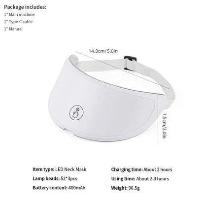 Face and Neck Beauty Machine – LED Skin Care Tool for Skin Rejuvenation and Facial Treatment