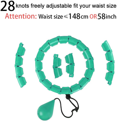 Smart Weighted Hula Hoop – Exercise Hoop for Adults with Adjustable Weight & Detachable Design, Home Fitness Equipment for Home
